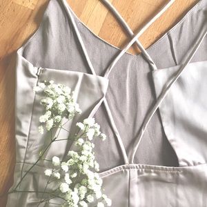 Mod Ref Silver Dress from Clad&Cloth, Size Small